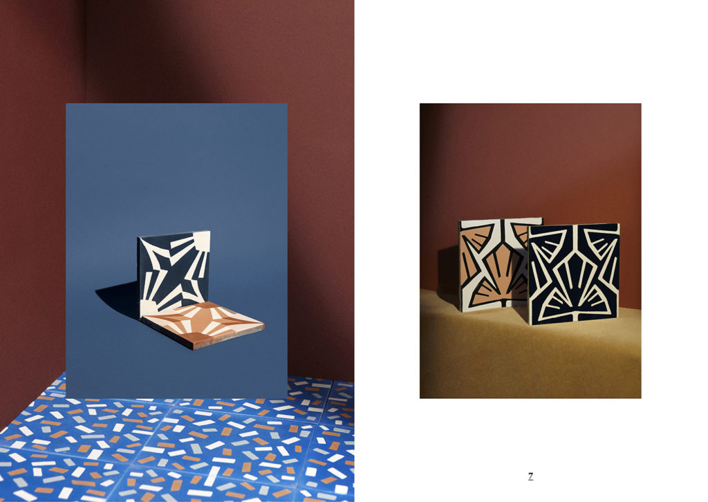 origami art deco tiles a joint collection entitled “Affinités”